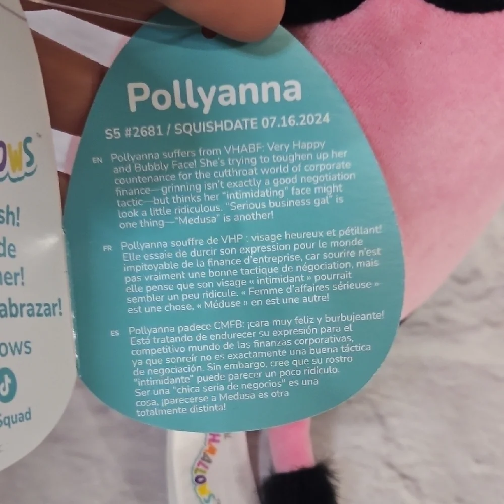 Squishmallows experience charm